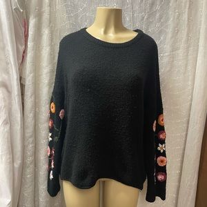 ADAM LEVINE Long Sleeve Embroidered Shirt